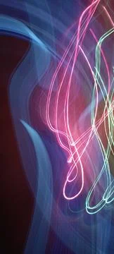 Abstract technological background made of different element printed 库存照片