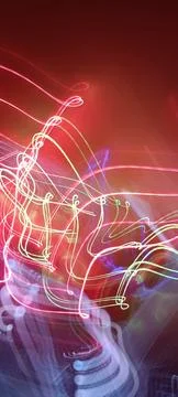 Abstract technological background made of different element printed 库存照片