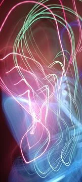 Abstract technological background made of different element printed Foto stock