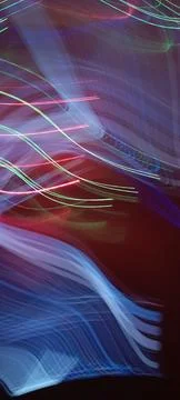 Abstract technological background made of different element printed Foto stock