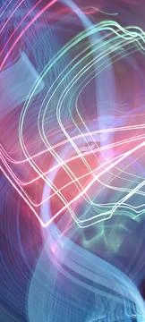 Abstract technological background made of different element printed 库存照片