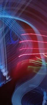 Abstract technological background made of different element printed Stockfoto's