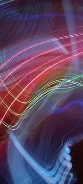 Abstract technological background made of different element printed Foto stock