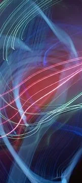 Abstract technological background made of different element printed Foto stock