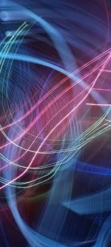 Abstract technological background made of different element printed Stockfoto's