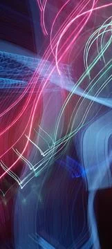 Abstract technological background made of different element printed 库存照片