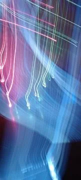 Abstract technological background made of different element printed Foto stock