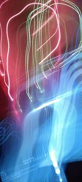 Abstract technological background made of different element printed 写真素材