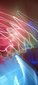 Abstract technological background made of different element printed Foto stock