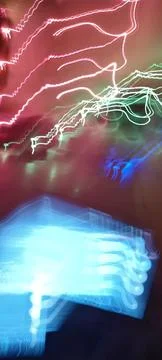 Abstract technological background made of different element printed Stockfoto's