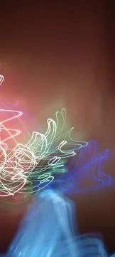 Abstract technological background made of different element printed Stockfoto's