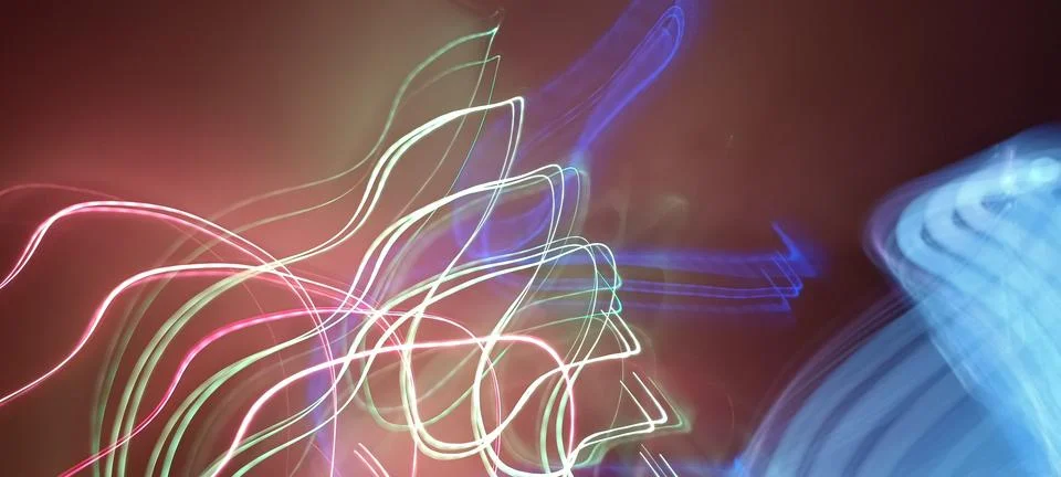 Abstract technological background made of different element printed Foto stock