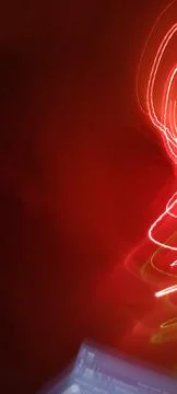 Abstract technological background made of different element printed 库存照片