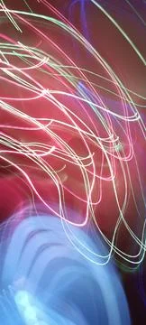 Abstract technological background made of different element printed Foto stock