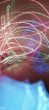 Abstract technological background made of different element printed Stock Photos