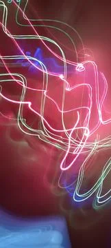 Abstract technological background made of different element printed 库存照片