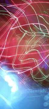 Abstract technological background made of different element printed Foto stock