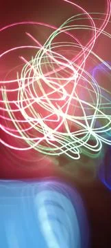 Abstract technological background made of different element printed Foto stock