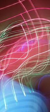 Abstract technological background made of different element printed 库存照片