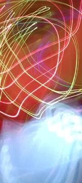 Abstract technological background made of different element printed 스톡 사진