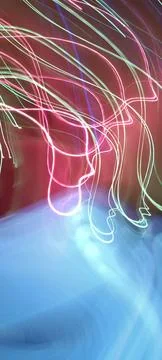 Abstract technological background made of different element printed Foto stock