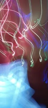 Abstract technological background made of different element printed Foto stock