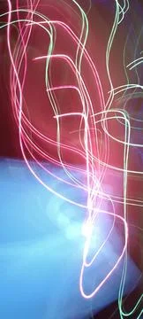 Abstract technological background made of different element printed Foto stock