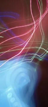 Abstract technological background made of different element printed Stockfoto's