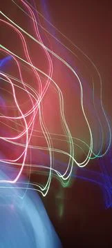 Abstract technological background made of different element printed Foto stock