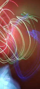 Abstract technological background made of different element printed Stockfoto's