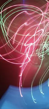 Abstract technological background made of different element printed Foto stock