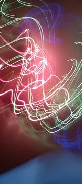 Abstract technological background made of different element printed 库存照片