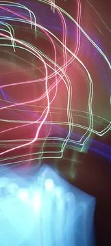 Abstract technological background made of different element printed Stock Photos