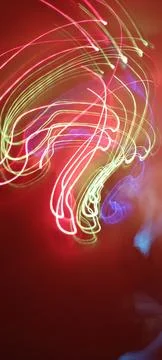 Abstract technological background made of different element printed 库存照片