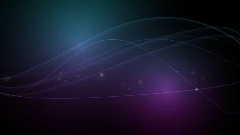 Abstract technological background with smooth motion of futuristic glowing waves Vídeos de archivo 334599522