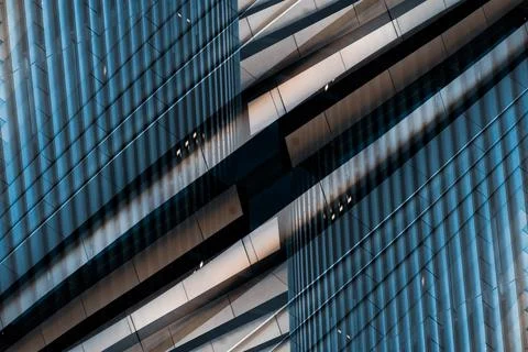Abstract Technological Background with Symmetrical Patterns, Sleek Futurist.. 스톡 사진