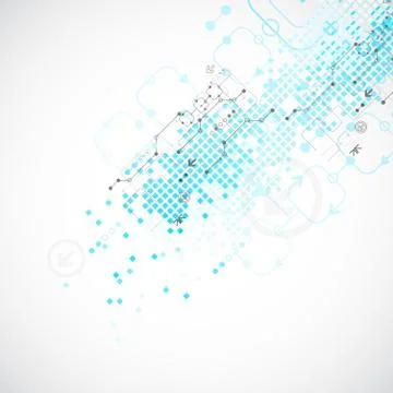 Abstract technological background. Vector illustration 스톡 일러스트