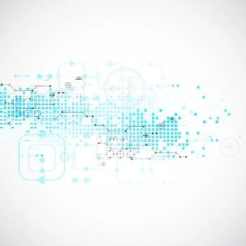 Abstract technological background. Vector illustration 스톡 일러스트