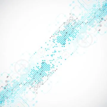 Abstract technological background. Vector illustration イラスト素材