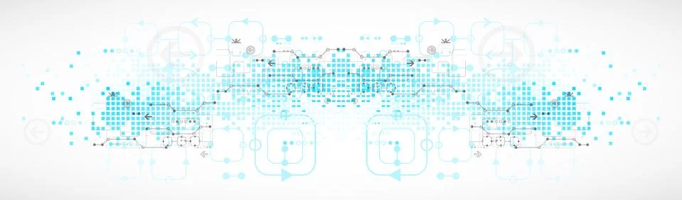 Abstract technological background. Vector illustration 스톡 일러스트