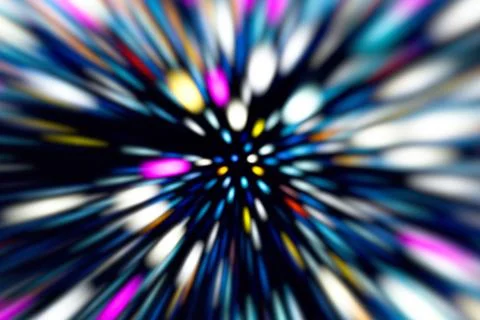 Abstract technological background in vibrant colors and blur effect. Stock Photos
