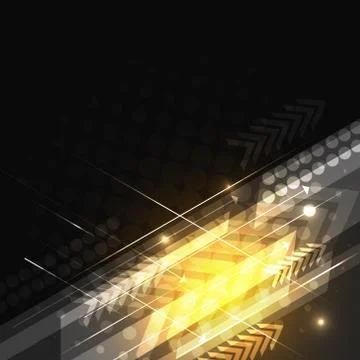 Abstract technological dark vector background. Stock Illustration