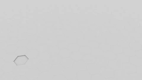 Abstract technological geometric motion background with hexagons. Pulsating Stock Footage 115943361