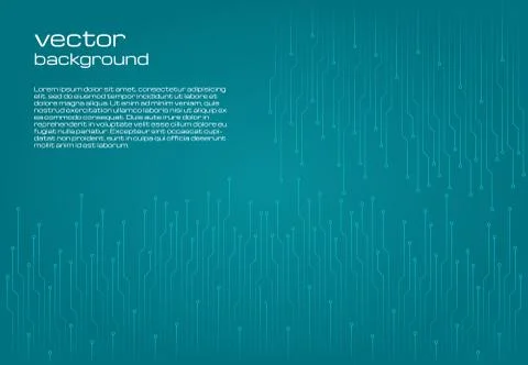 Abstract technological green background with elements of the microchip. イラスト素材