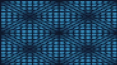 Abstract technological grid background with digital data connection pattern Stock Footage 342523632