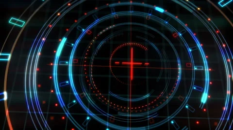 Abstract technological interface aniamtion Stock-Footage 65086429