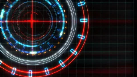 Abstract technological interface aniamtion Stock-Footage 66313644