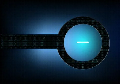 Abstract technological modern button vector background Stock Illustration