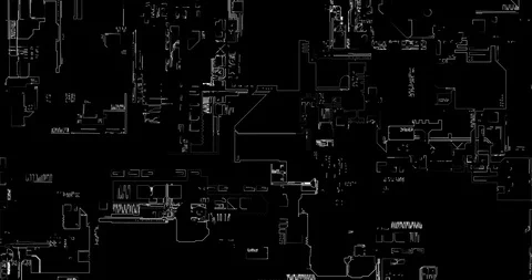 Abstract Technological Motion Background Video stock 102493554