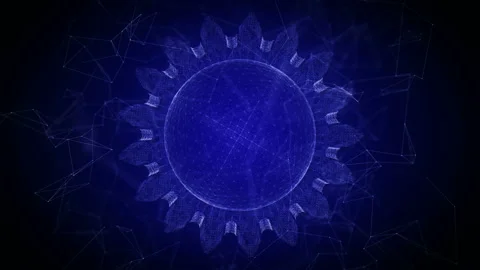 Abstract Technological SciFi background. Stock Footage 114826139